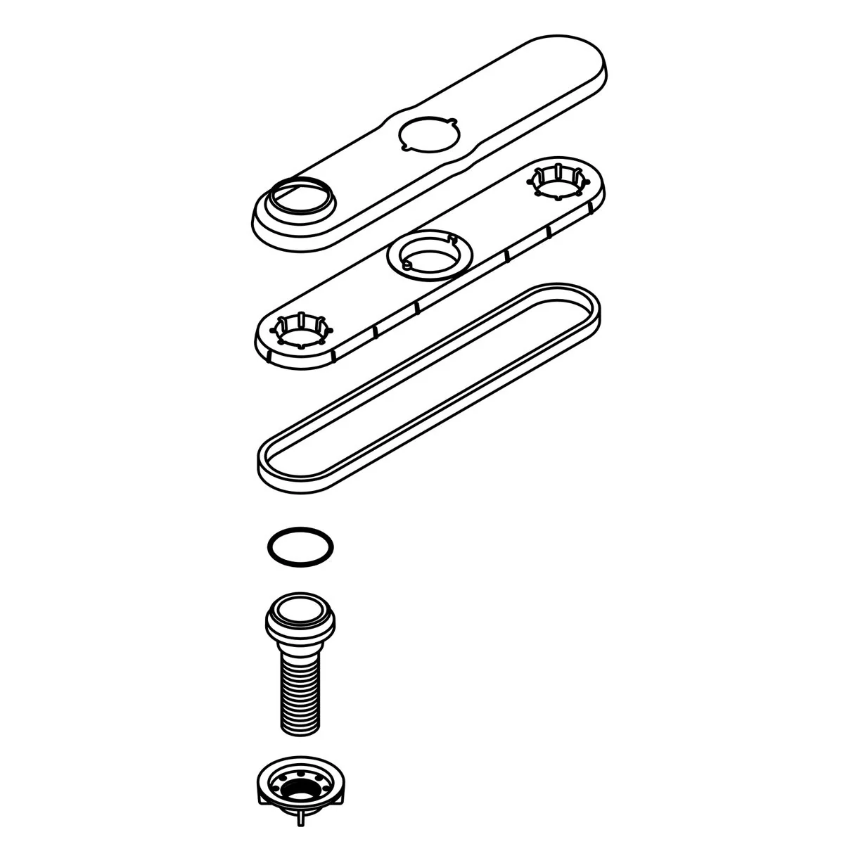 KOHLER K-1412561 Escutcheon Kit