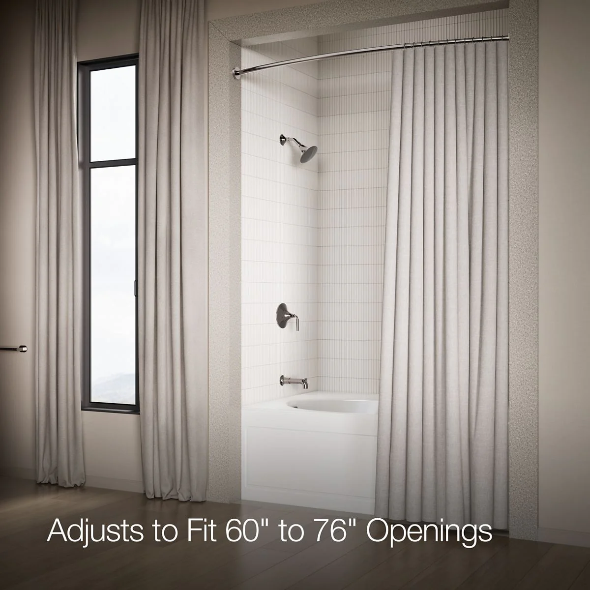KOHLER K-9351 Expanse Curved shower rod - Image 11