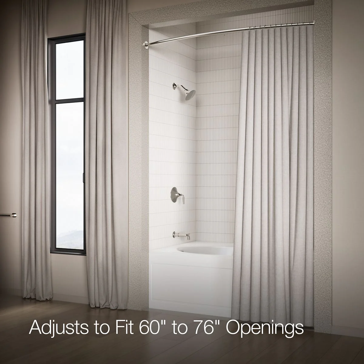 KOHLER K-9351 Expanse Curved shower rod - Image 16