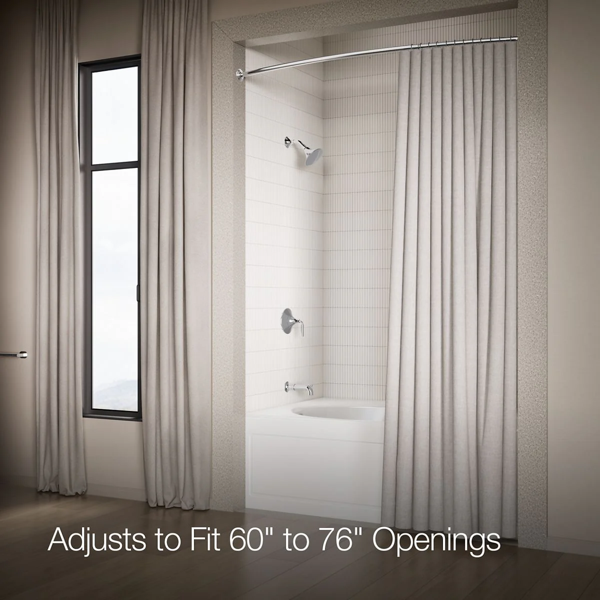 KOHLER K-9349 Expanse Curved shower rod - Image 19