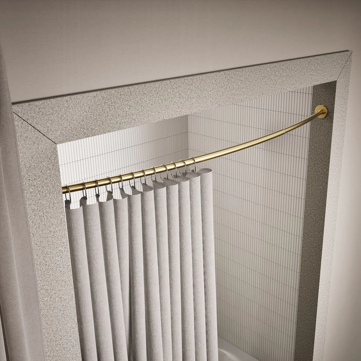 KOHLER K-9351 Expanse Curved shower rod - Image 44