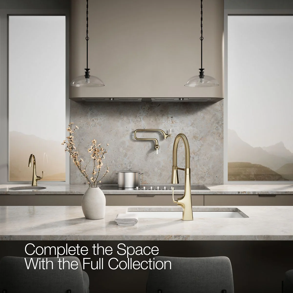 KOHLER K-22061 Graze Semi-professional kitchen sink faucet with three-function sprayhead - Image 15
