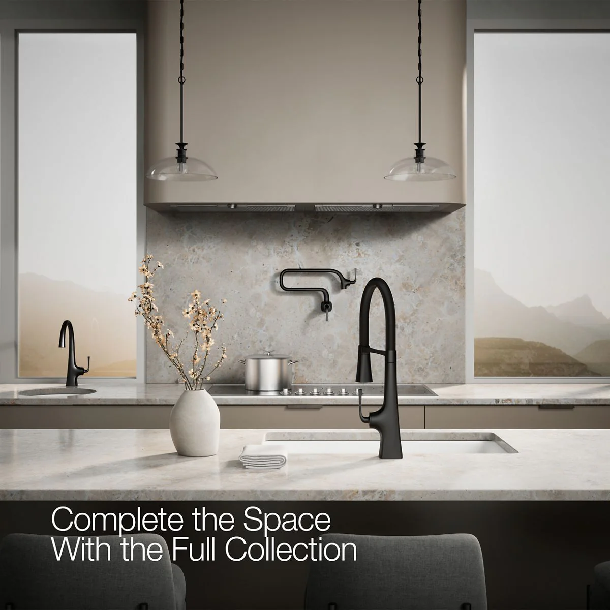 KOHLER K-22061 Graze Semi-professional kitchen sink faucet with three-function sprayhead - Image 20
