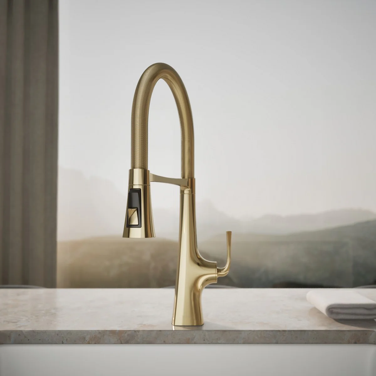 KOHLER K-22061 Graze Semi-professional kitchen sink faucet with three-function sprayhead - Image 52