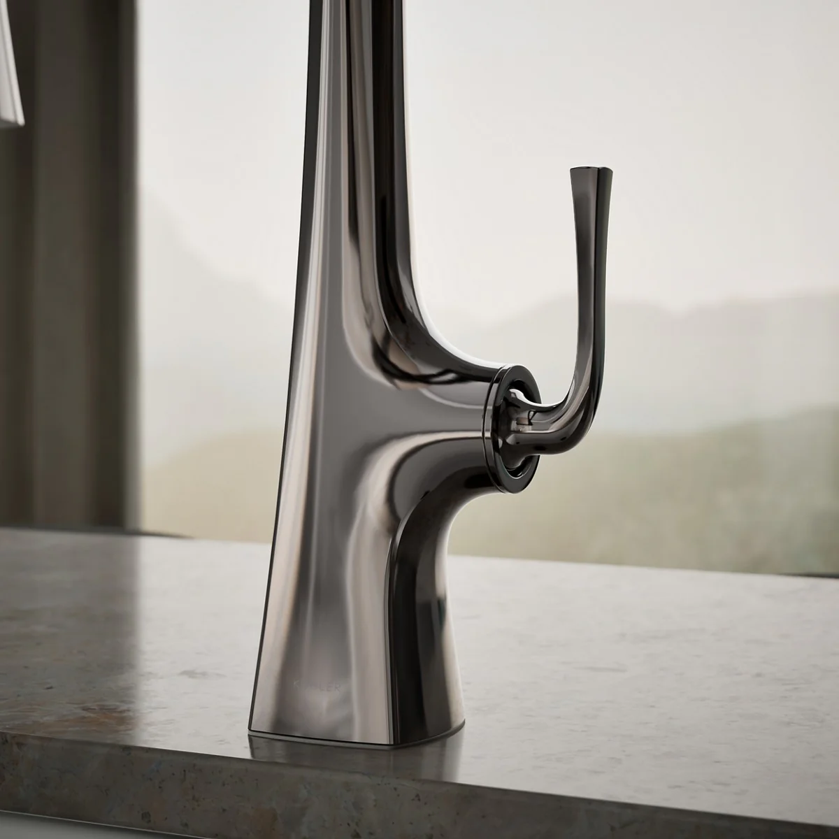 KOHLER K-22061 Graze Semi-professional kitchen sink faucet with three-function sprayhead - Image 55