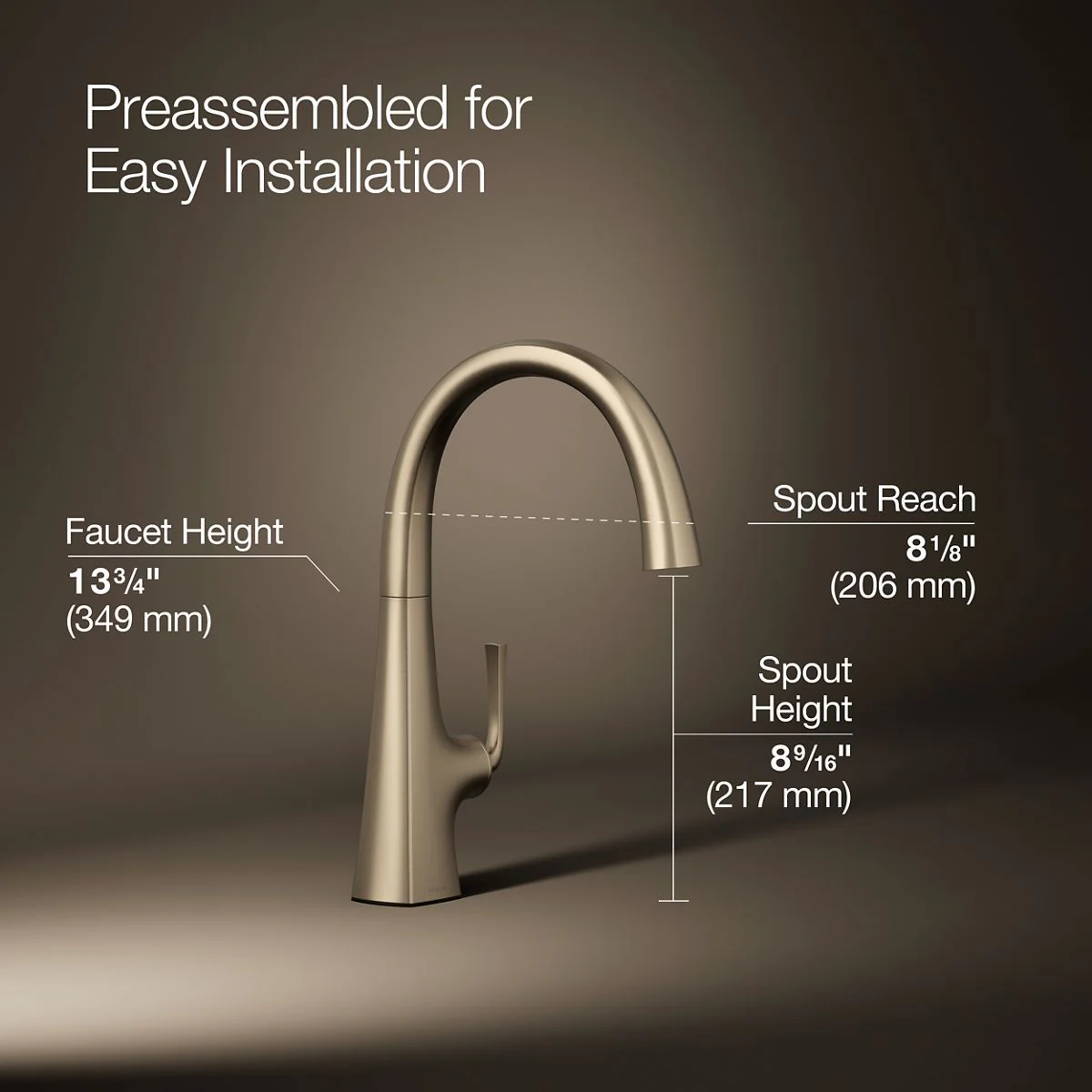 KOHLER K-22065 Graze Single-handle bar sink faucet - Image 15