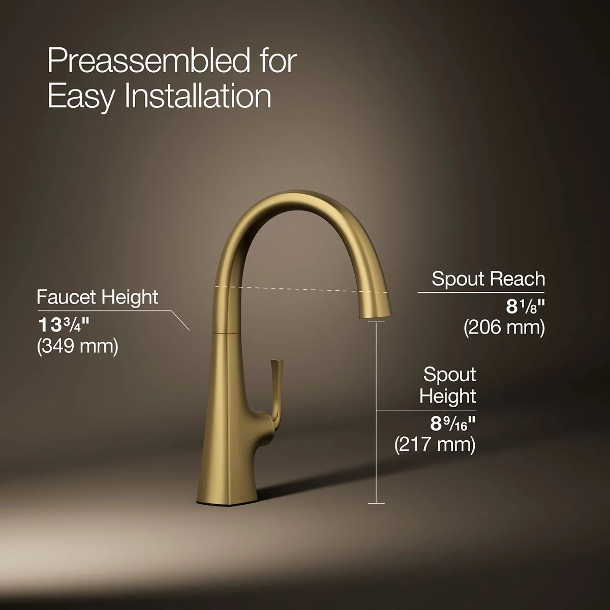 KOHLER K-22065 Graze Single-handle bar sink faucet - Image 5
