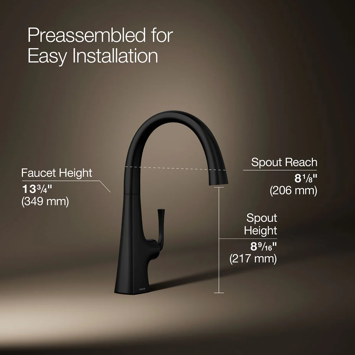 KOHLER K-22065 Graze Single-handle bar sink faucet - Image 9