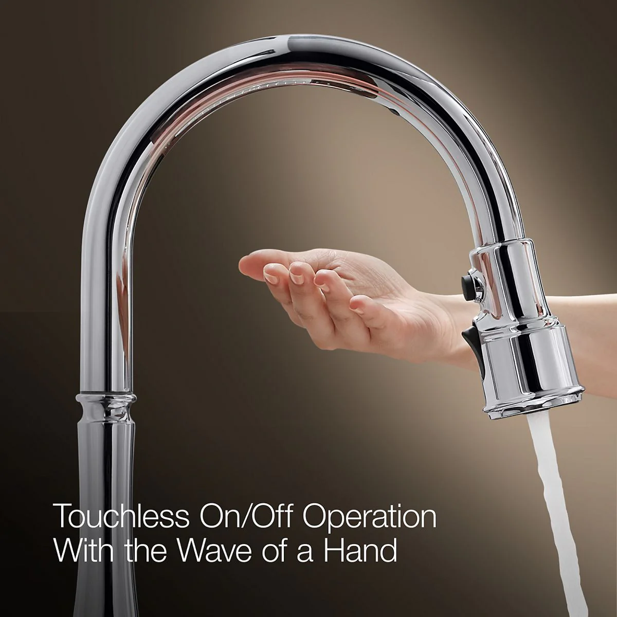 KOHLER K-22068-WB Graze Touchless pull-down kitchen sink faucet with KOHLER Konnect and three-function sprayhead - Image 32