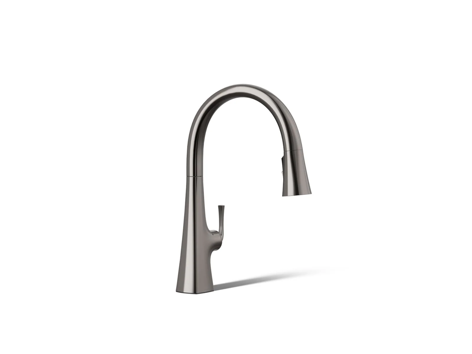 KOHLER K-22068-WB Graze Touchless pull-down kitchen sink faucet with KOHLER Konnect and three-function sprayhead - Image 34