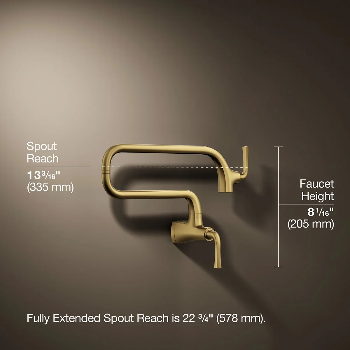 KOHLER K-22066 Graze Wall-mount pot filler - Image 4