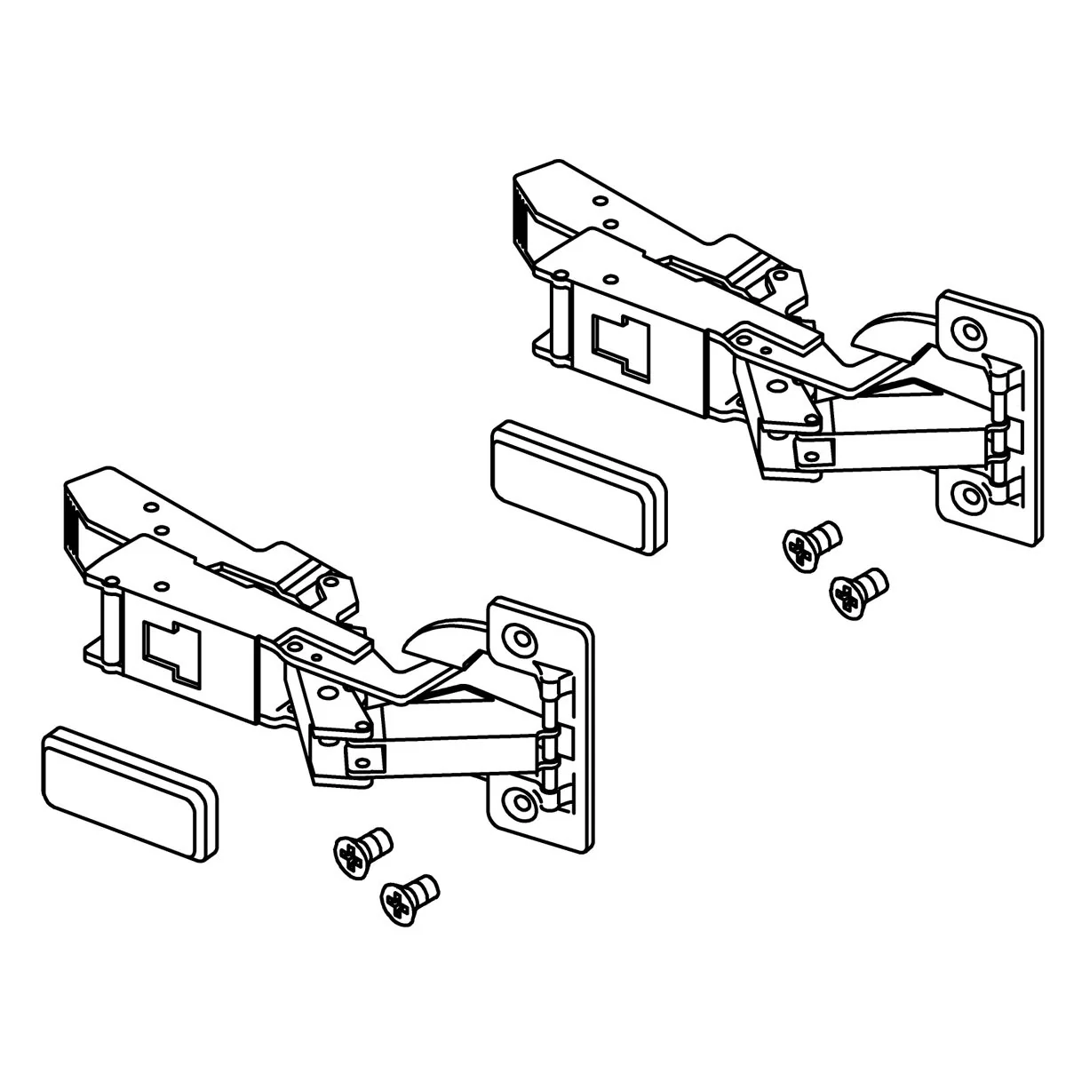 KOHLER K-1158659 Hinge 170° Kit