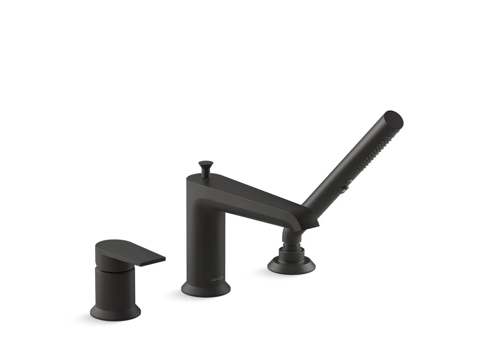 KOHLER K-97070-4 Hint Deck-mount bath faucet with handshower - Image 2