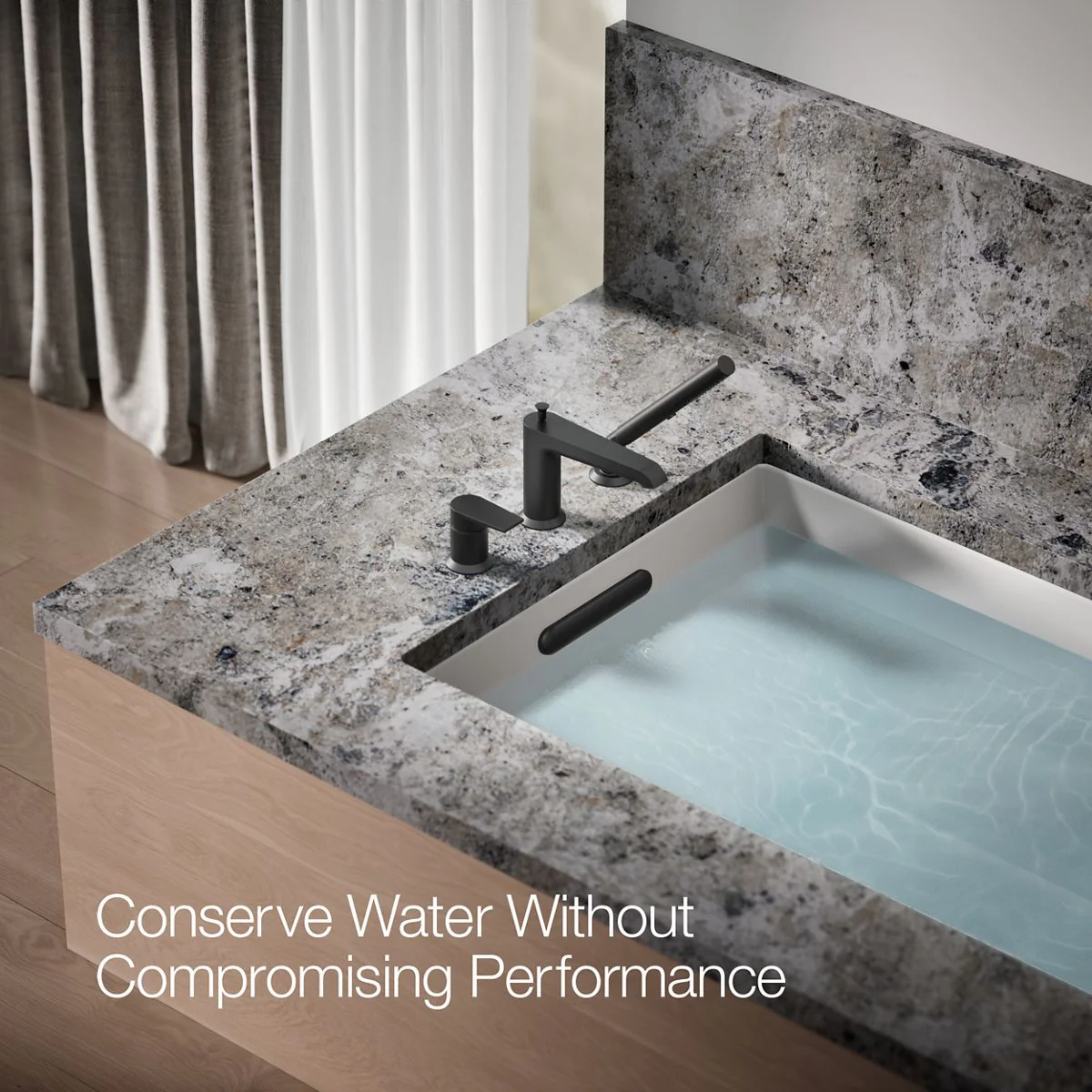 KOHLER K-97070-4 Hint Deck-mount bath faucet with handshower - Image 23