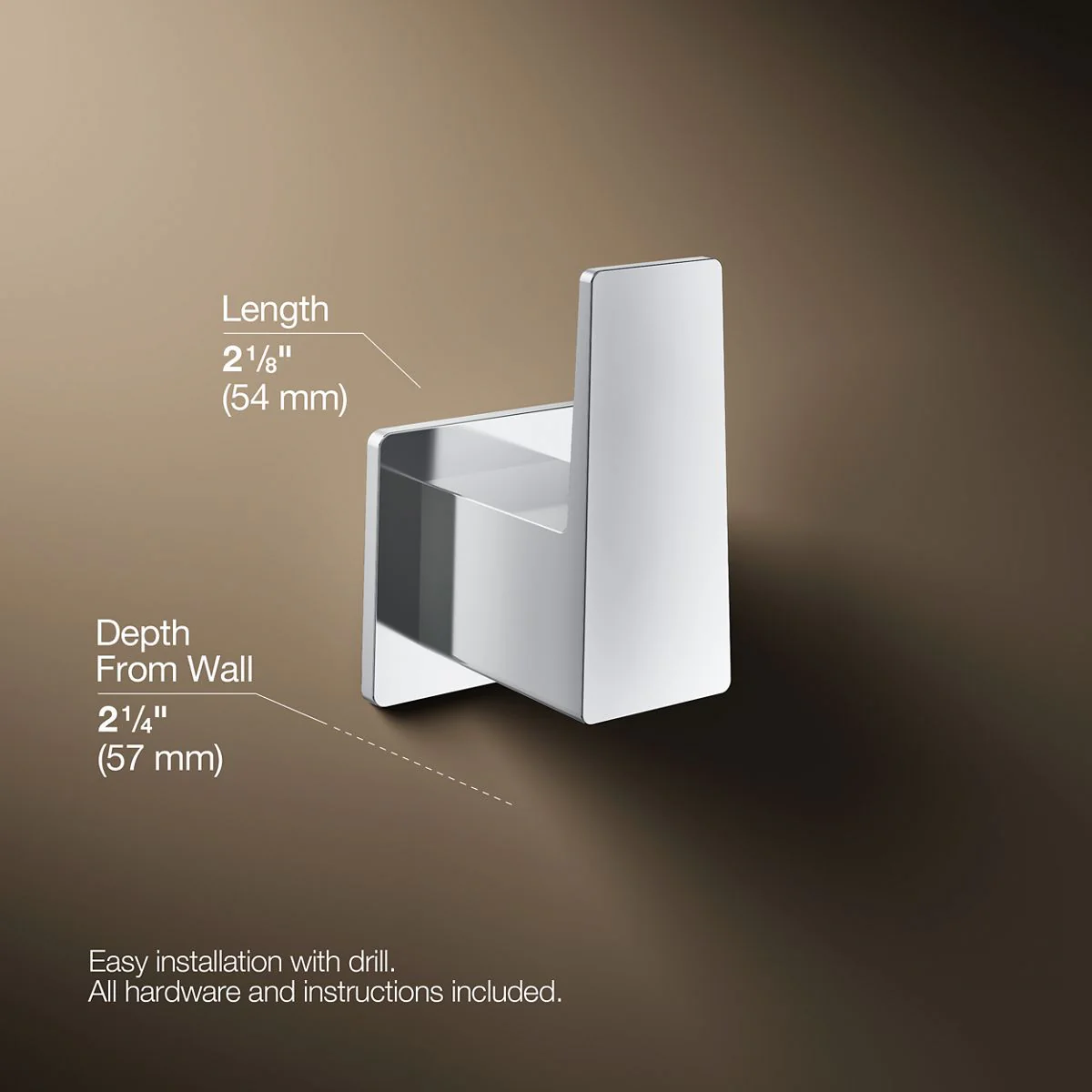KOHLER K-26636 Honesty Robe hook - Image 8
