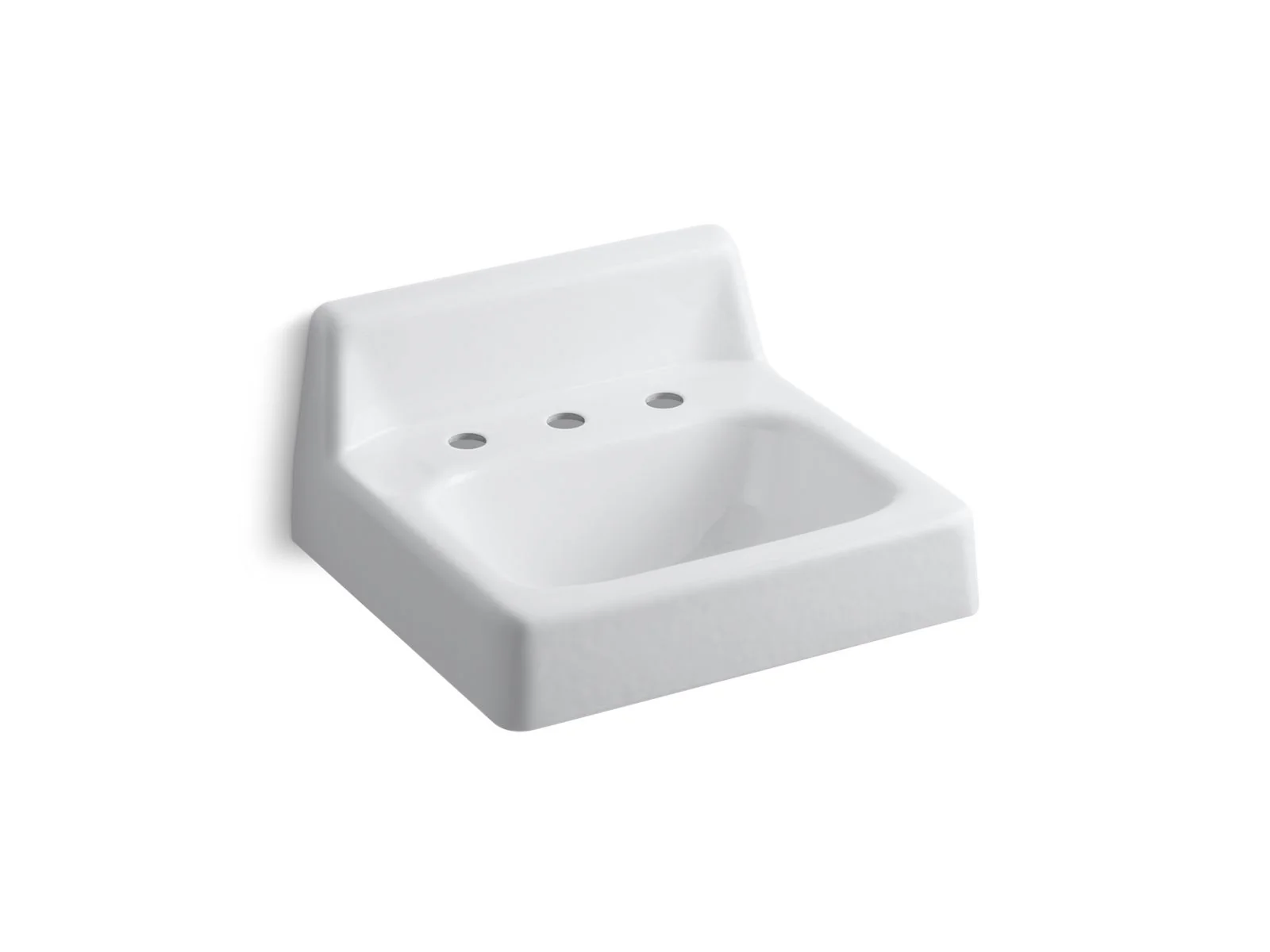 KOHLER K-2863 Hudson 19" rectangular wall-mount bathroom sink