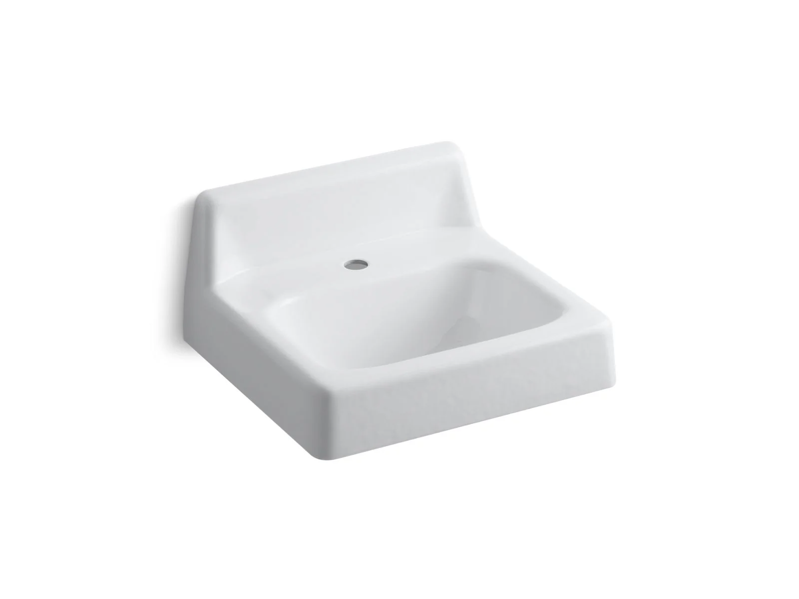 KOHLER K-2805 Hudson 19" rectangular wall-mount bathroom sink