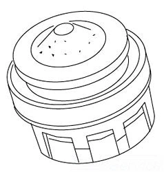 KOHLER K-79440 Insert, Aerator, 2.2 Gpm, Pca