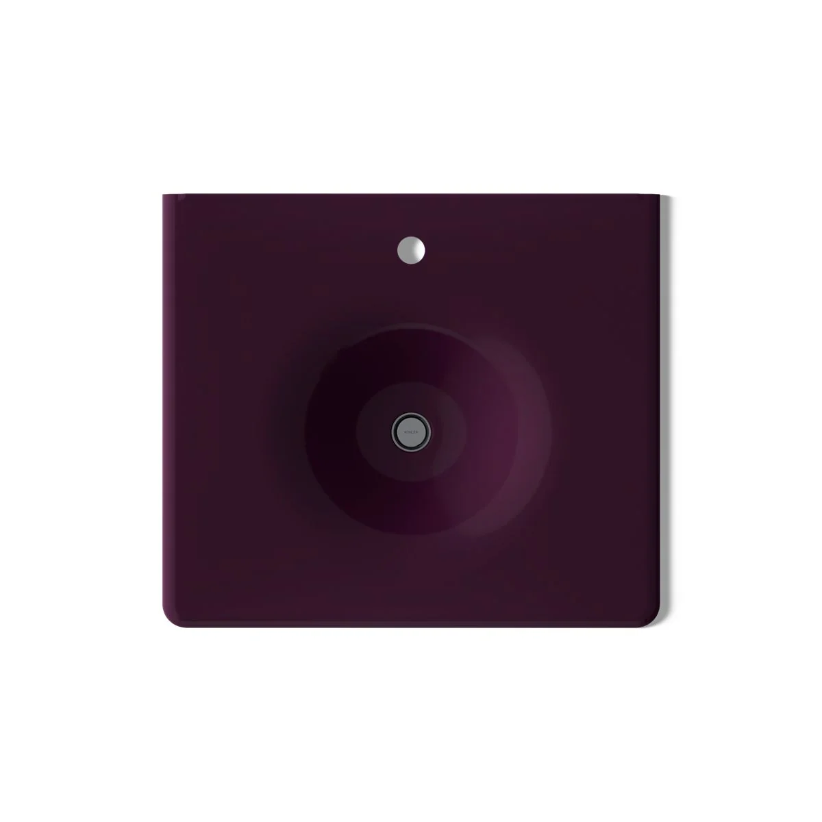 KOHLER K-3048-1 Iron/Impressions 25" Enameled cast iron vanity top with integrated round sink - Image 12