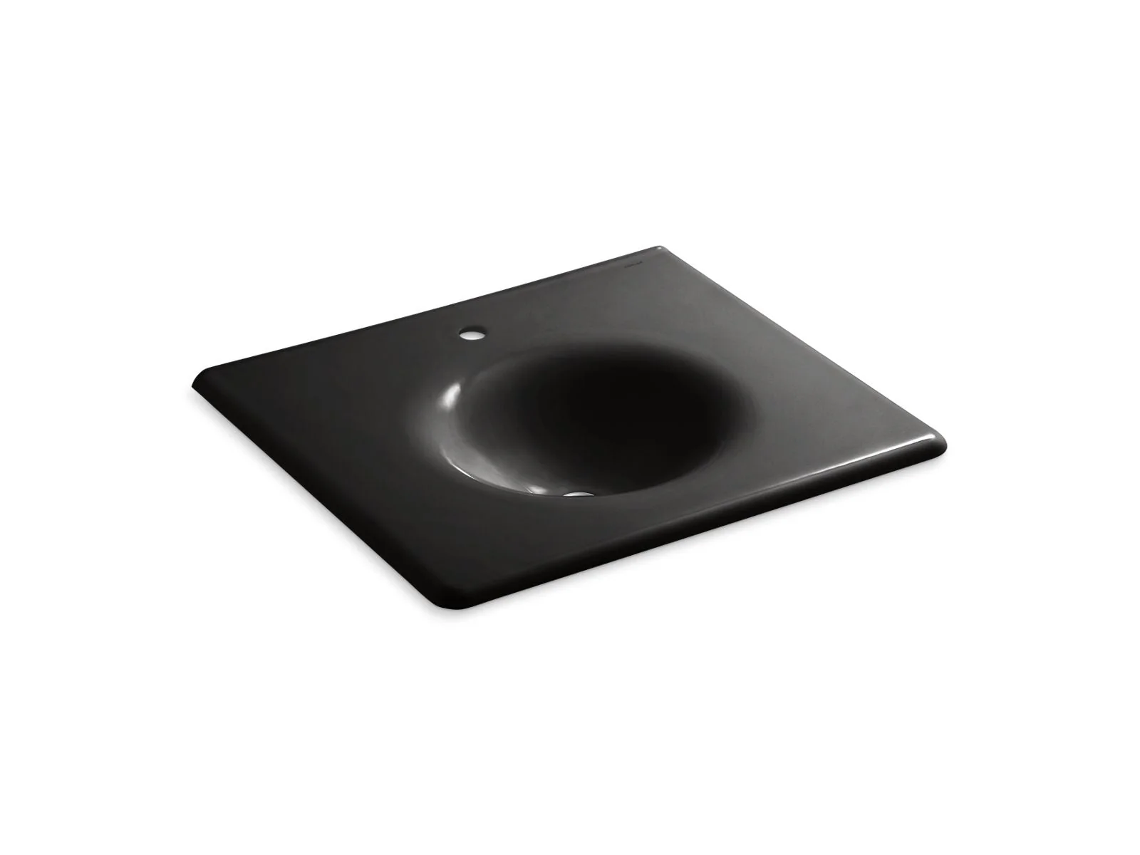 KOHLER K-3048-1 Iron/Impressions 25" Enameled cast iron vanity top with integrated round sink - Image 2
