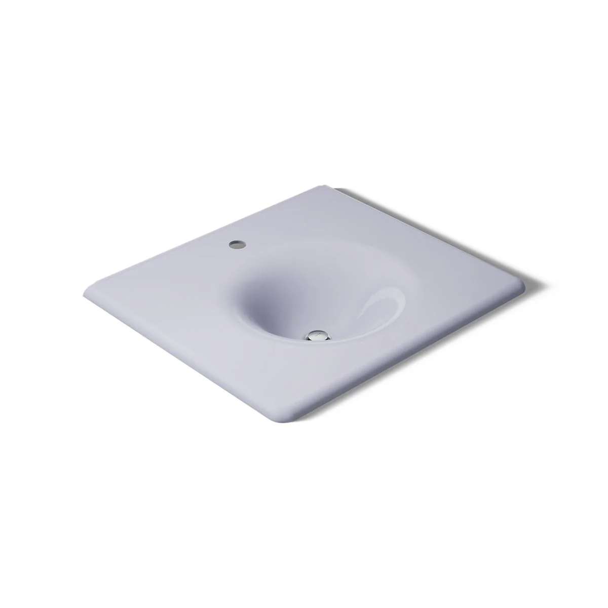 KOHLER K-3048-1 Iron/Impressions 25" Enameled cast iron vanity top with integrated round sink - Image 23