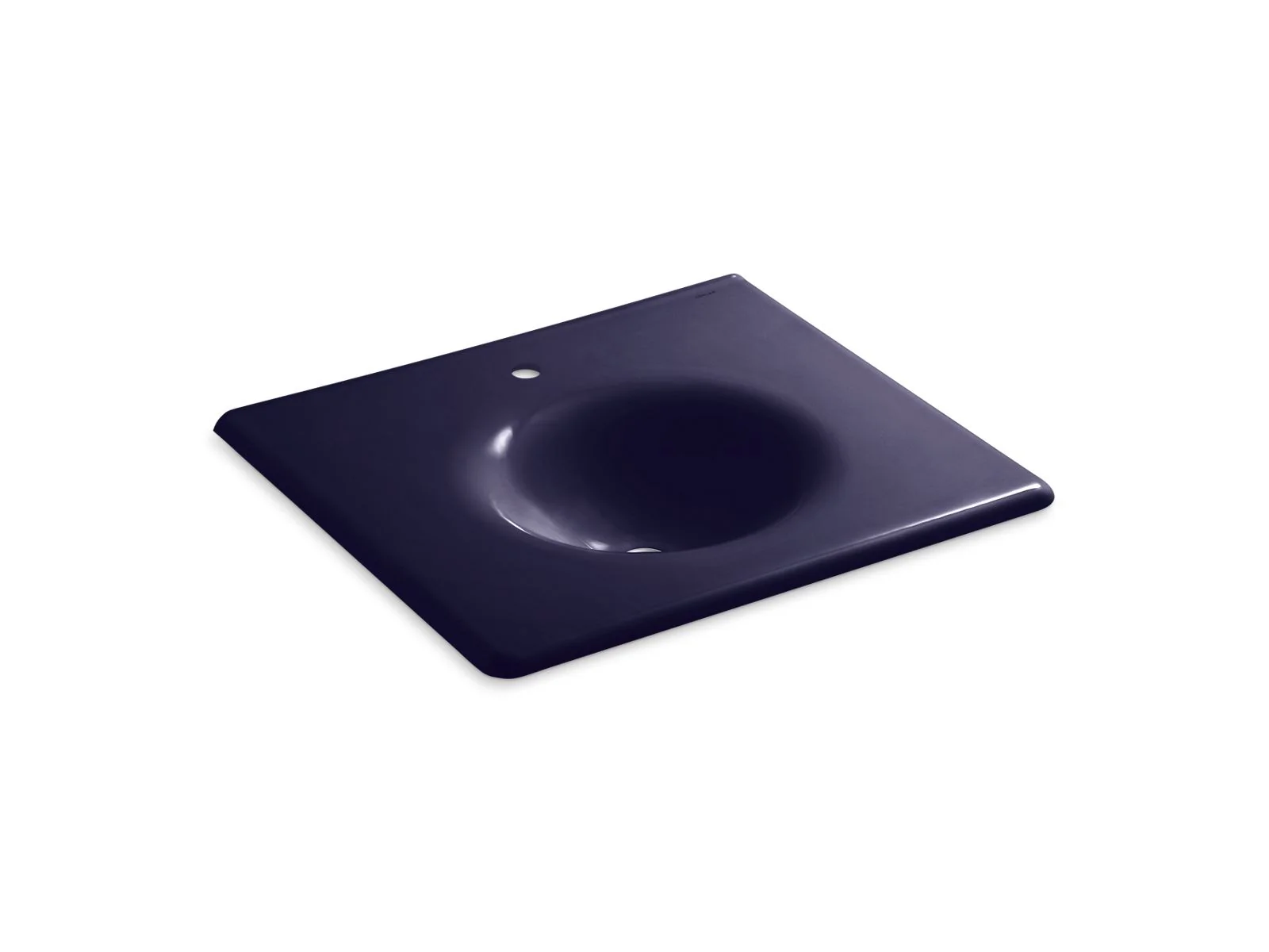 KOHLER K-3048-1 Iron/Impressions 25" Enameled cast iron vanity top with integrated round sink - Image 5