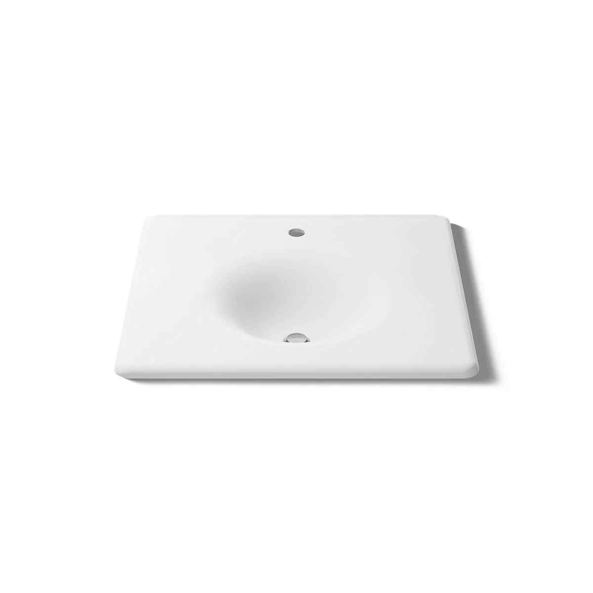 KOHLER K-3048-1 Iron/Impressions 25" Enameled cast iron vanity top with integrated round sink - Image 60
