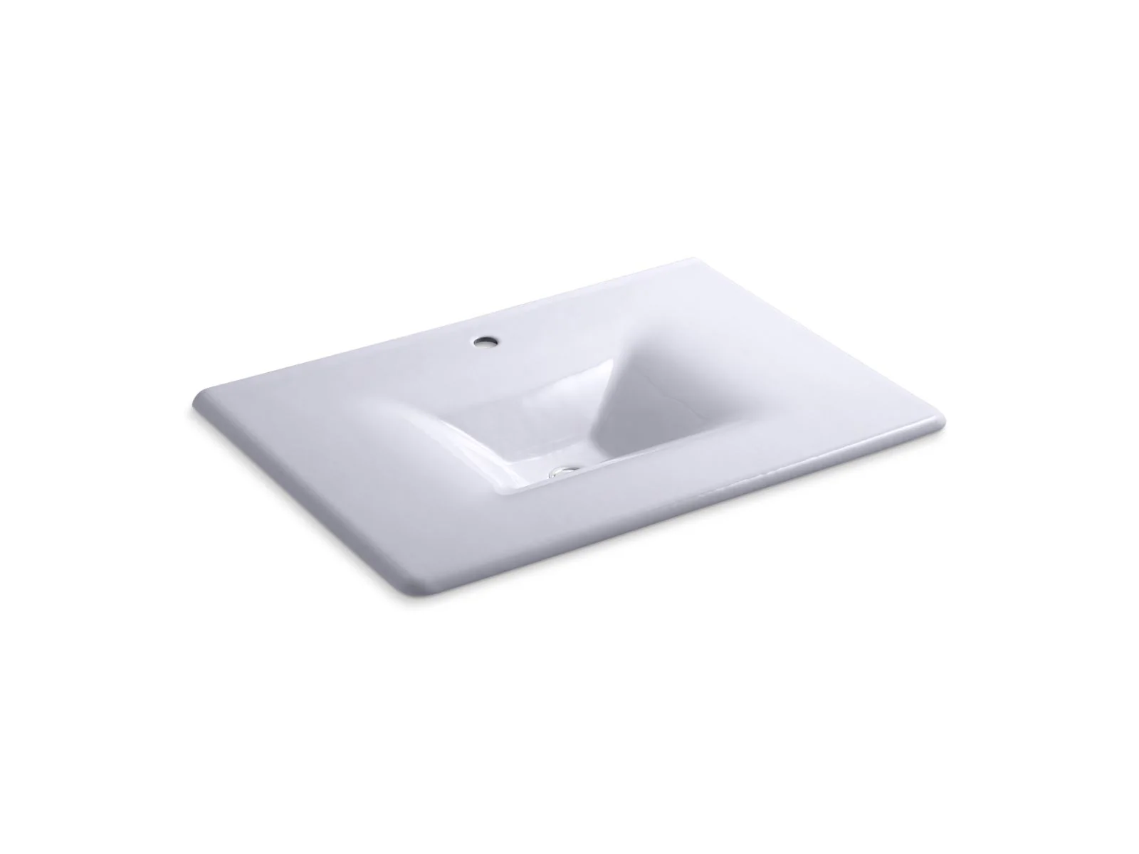 KOHLER K-3049-1 Iron/Impressions 31" Enameled cast iron vanity top with integrated rectangular sink - Image 8