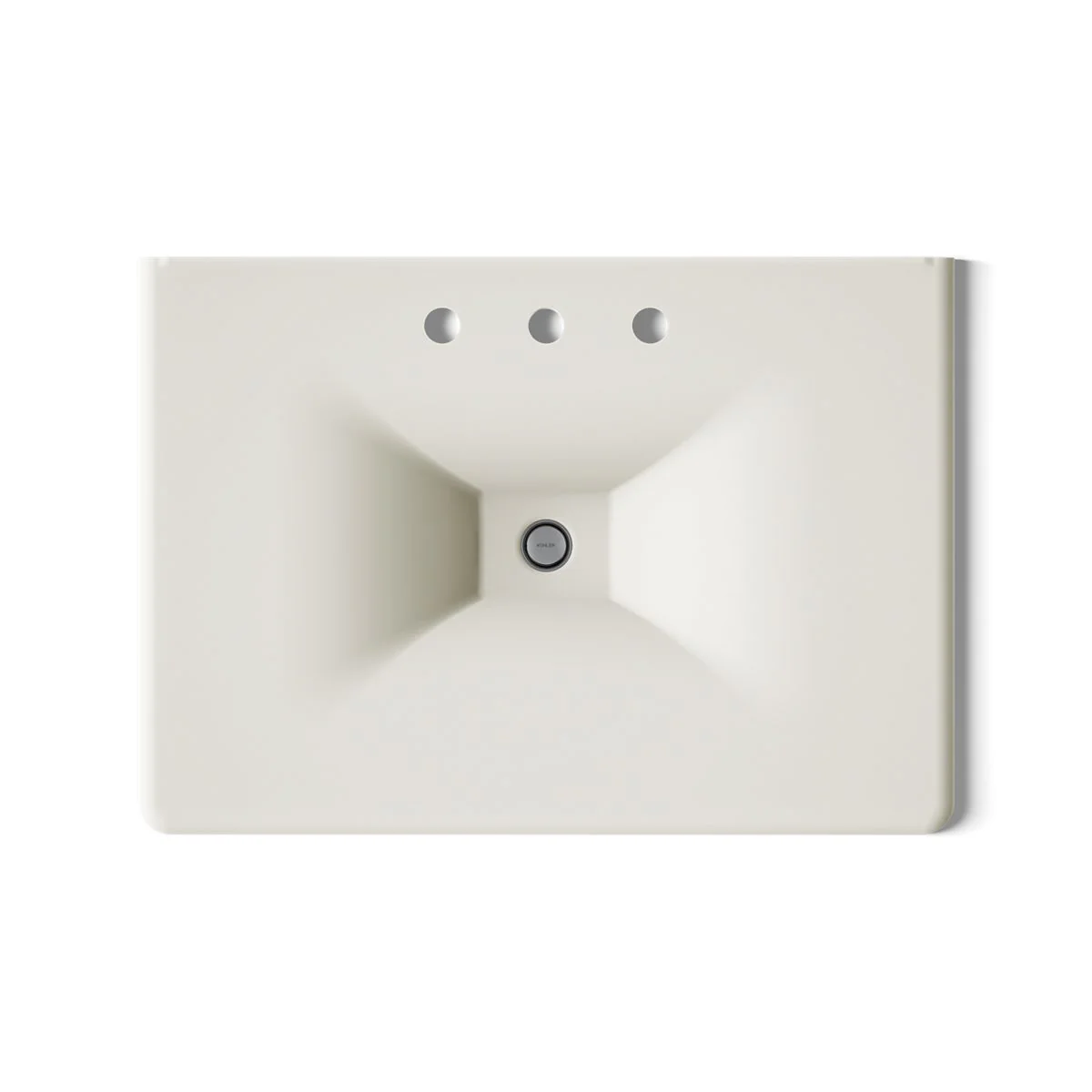 KOHLER K-3049-8 Iron/Impressions 31" Enameled cast iron vanity top with integrated rectangular sink - Image 42
