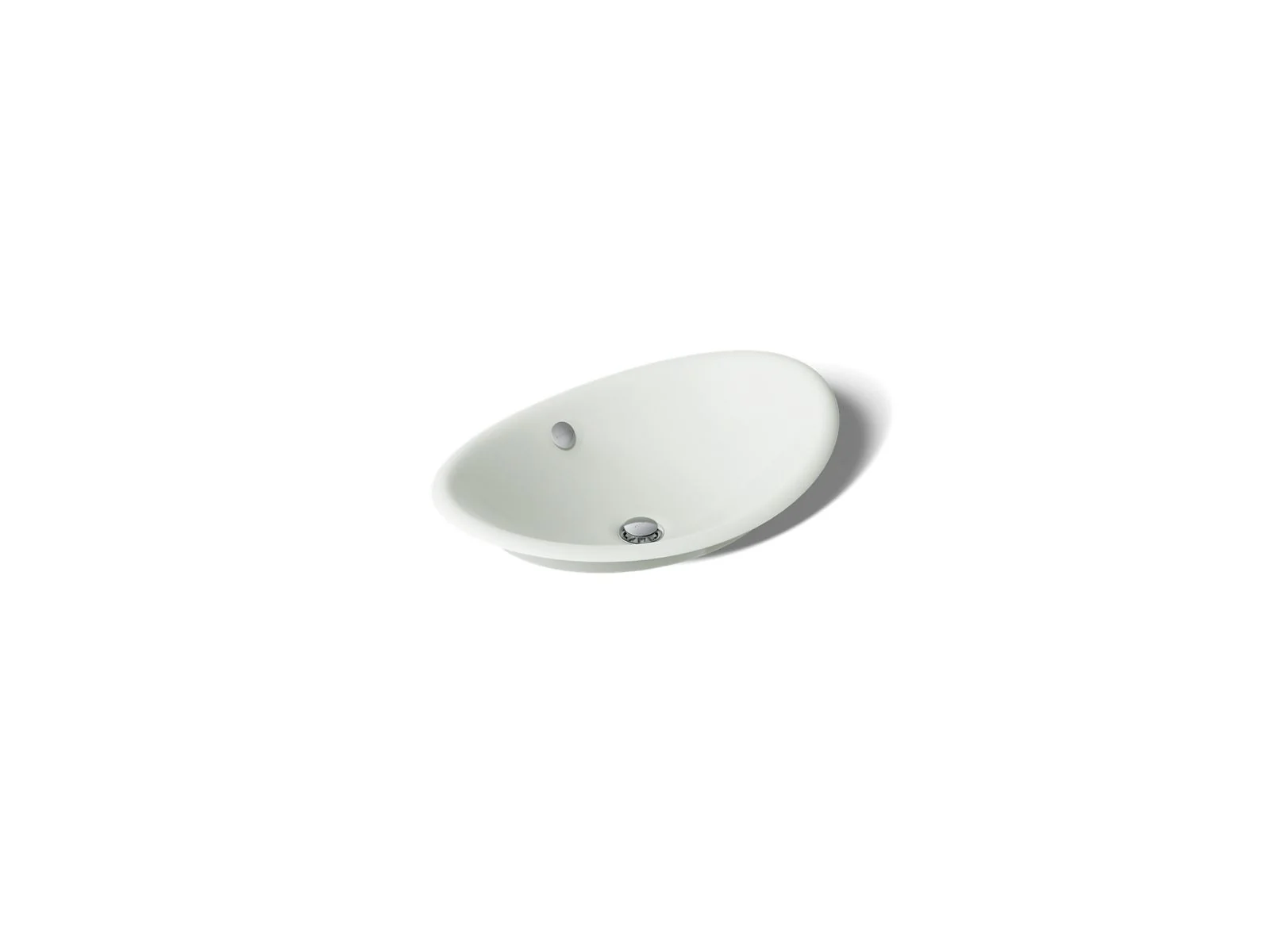 KOHLER K-5403-W Iron Plains 20-3/4" oval vessel bathroom sink - Image 3