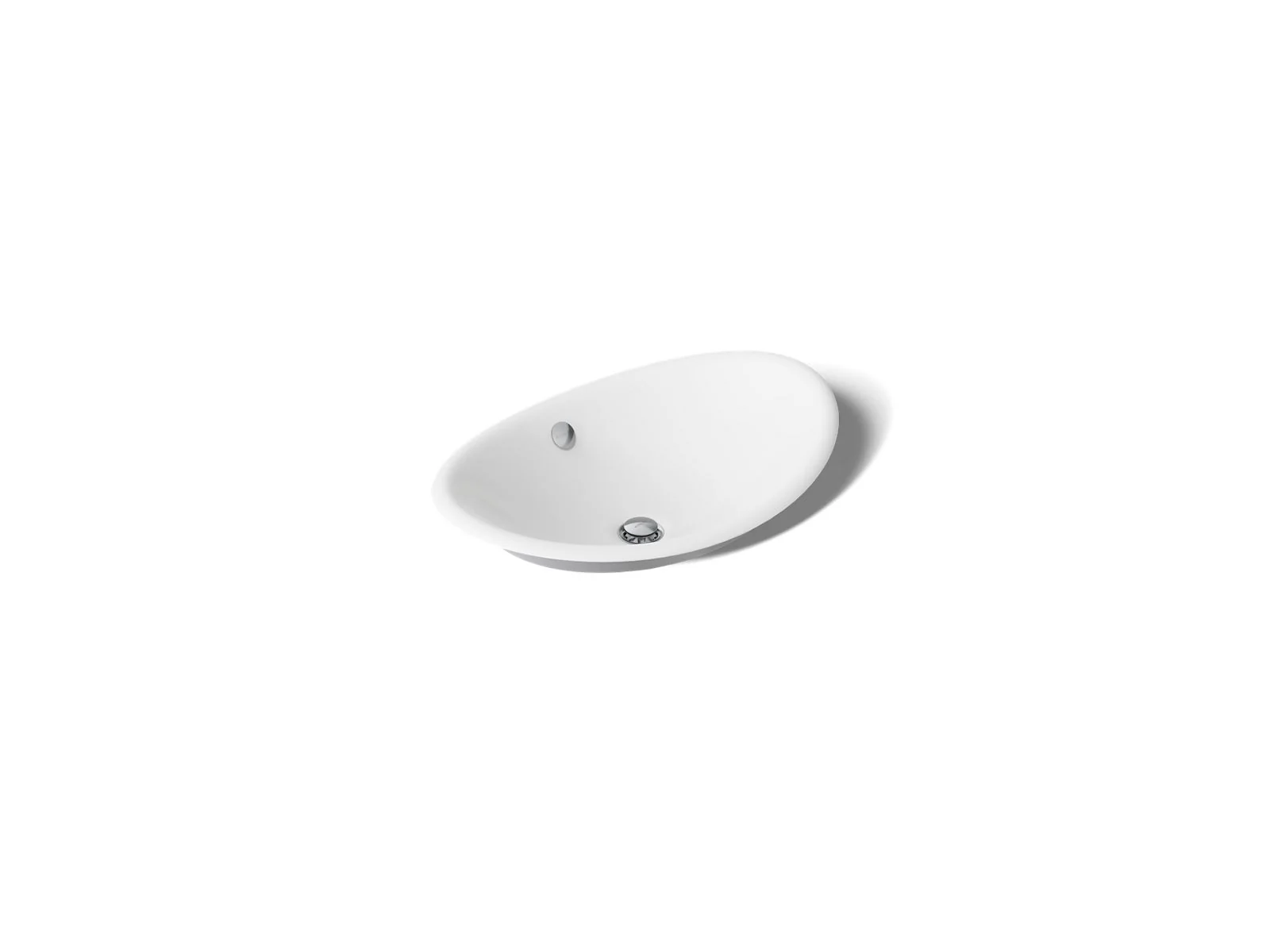 KOHLER K-5403-W Iron Plains 20-3/4" oval vessel bathroom sink - Image 8