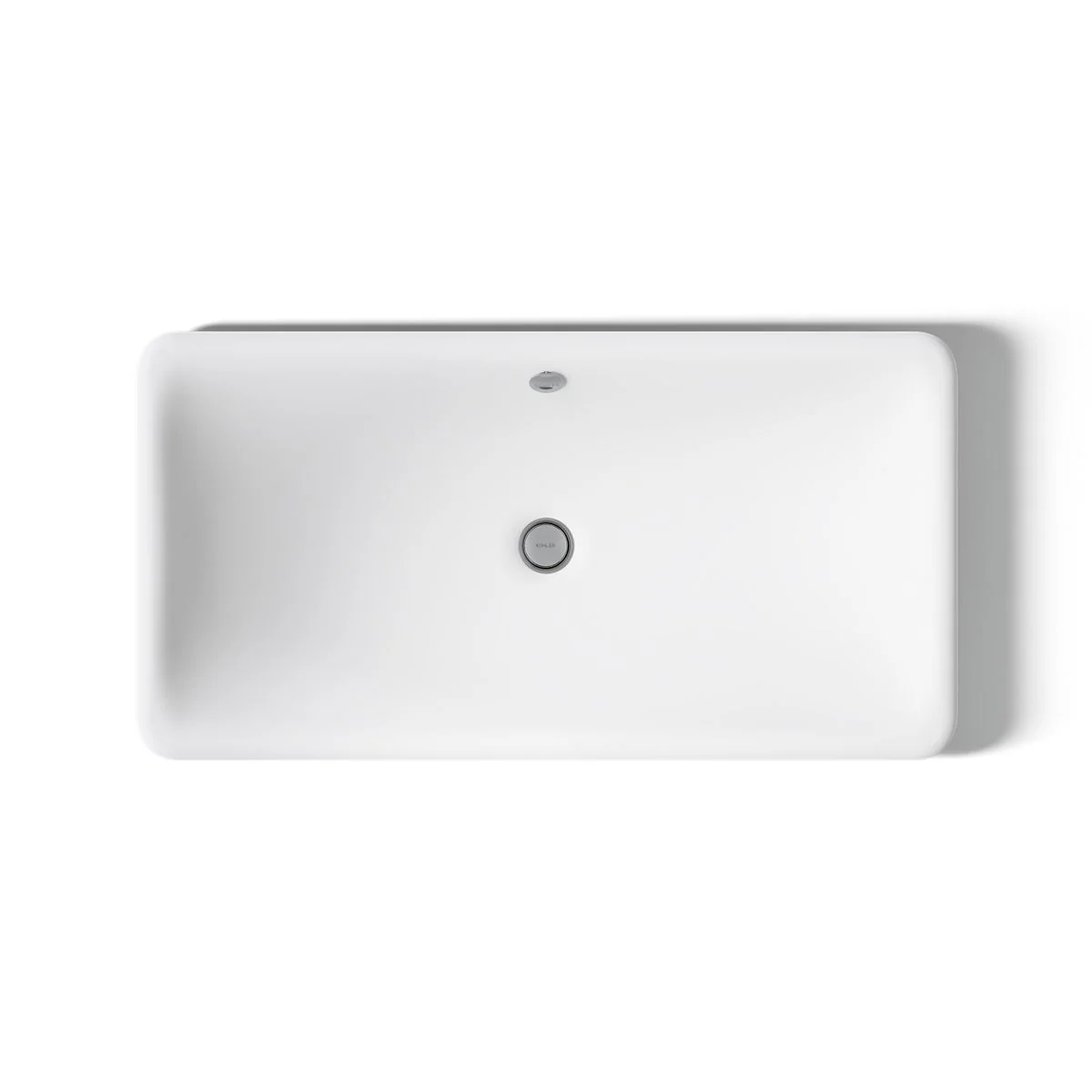 KOHLER K-20212-W Iron Plains 30" rectangular drop-in/undermount/vessel bathroom sink with White painted underside - Image 5