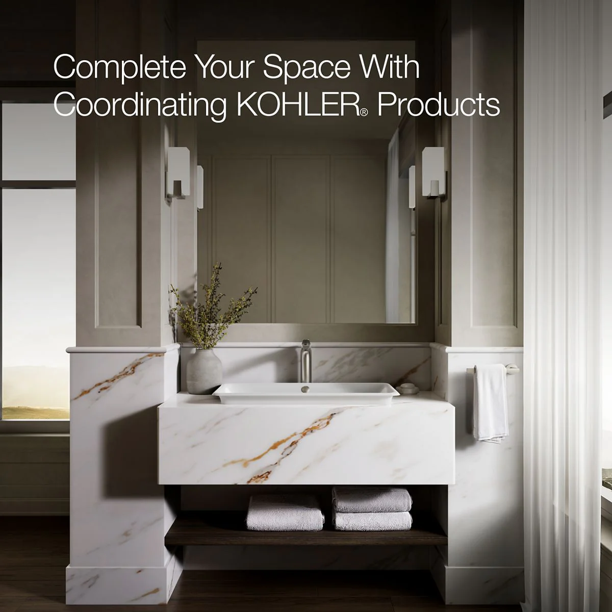 KOHLER K-20212-W Iron Plains 30" rectangular drop-in/undermount/vessel bathroom sink with White painted underside - Image 7