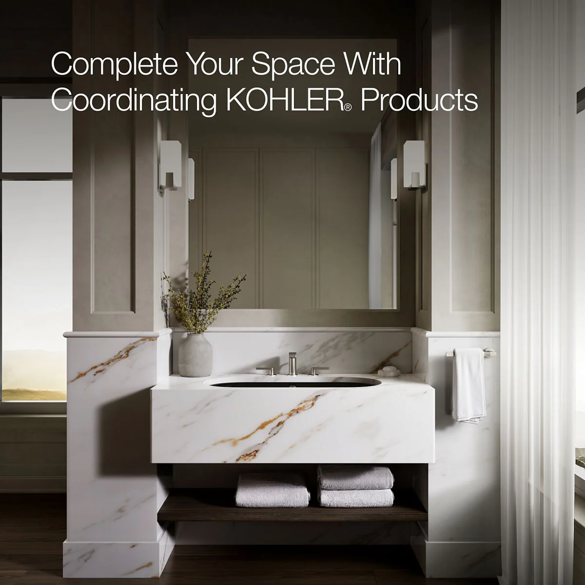 KOHLER K-20213 Iron Plains 33" oval drop-in/undermount bathroom sink - Image 10