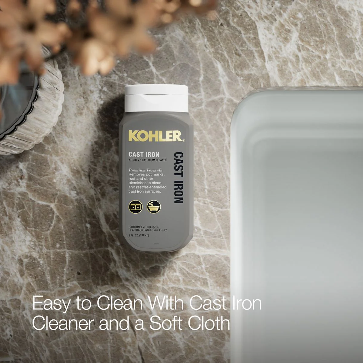 KOHLER K-5707 Iron/Tones 33" top-/undermount single-bowl kitchen sink - Image 41