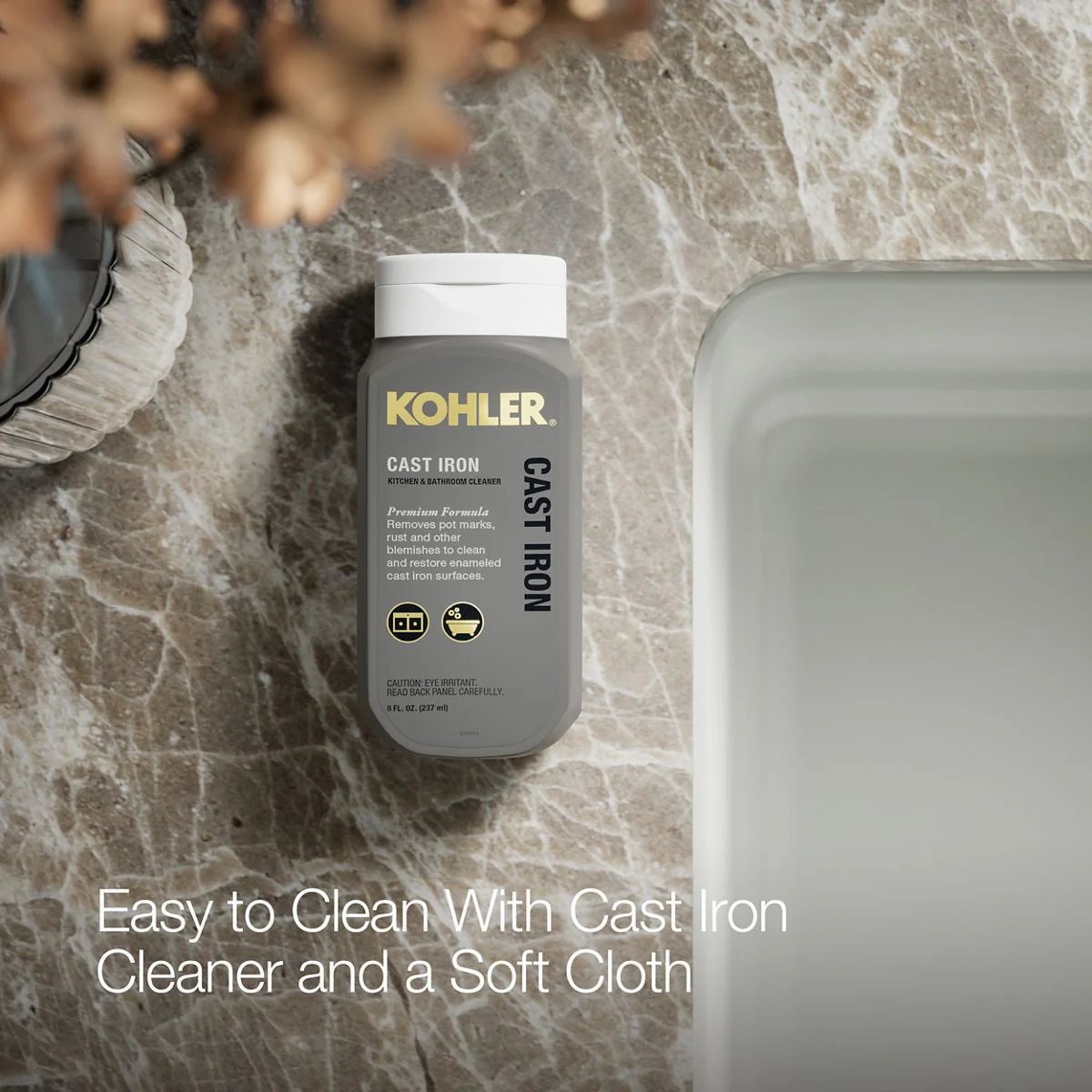 KOHLER K-5707 Iron/Tones 33" top-/undermount single-bowl kitchen sink - Image 52
