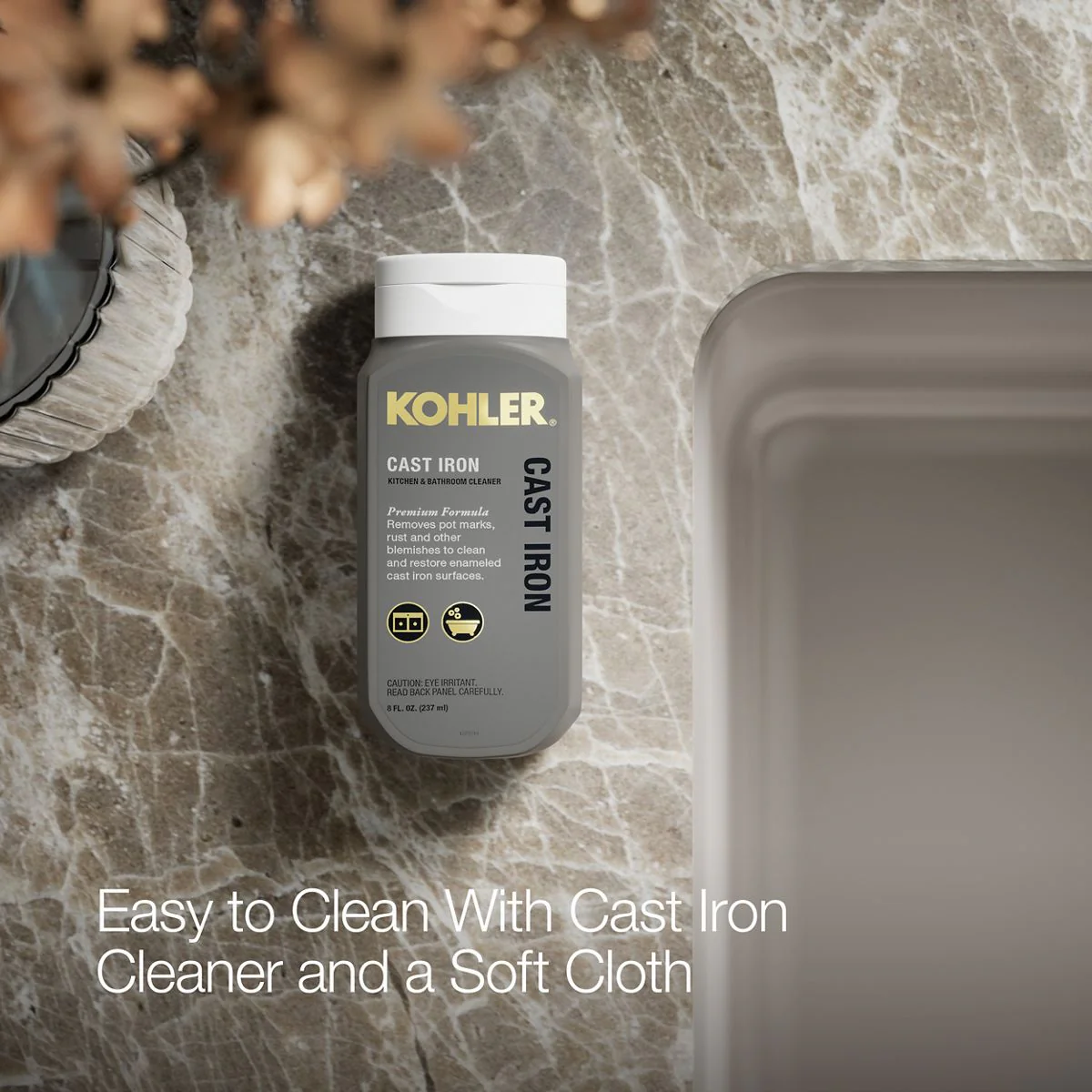 KOHLER K-5707 Iron/Tones 33" top-/undermount single-bowl kitchen sink - Image 62
