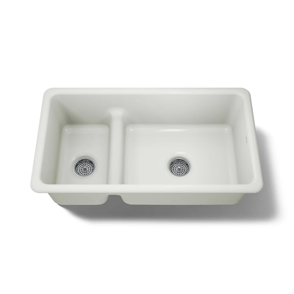 KOHLER K-6625 Iron/Tones Smart Divide 33" top-/undermount double-bowl kitchen sink - Image 56