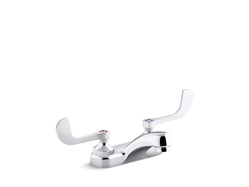 KOHLER K-400T20-5AKL Triton 1.0 gpm centerset bathroom sink faucet with laminar flow and wristblade handles, drain not included