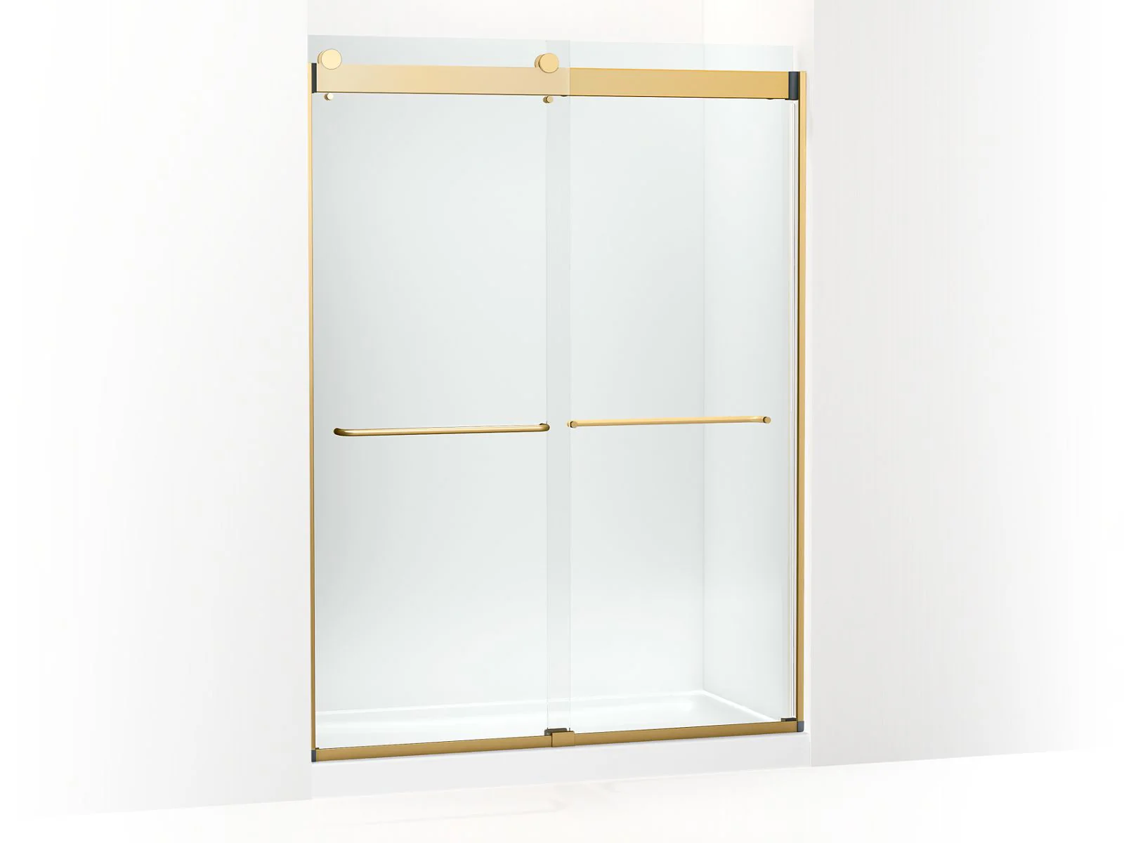 KOHLER K-CA33777-10L Stoneridge 80-5/16" H frameless sliding shower door with 3/8" -thick Crystal Clear glass - Image 4