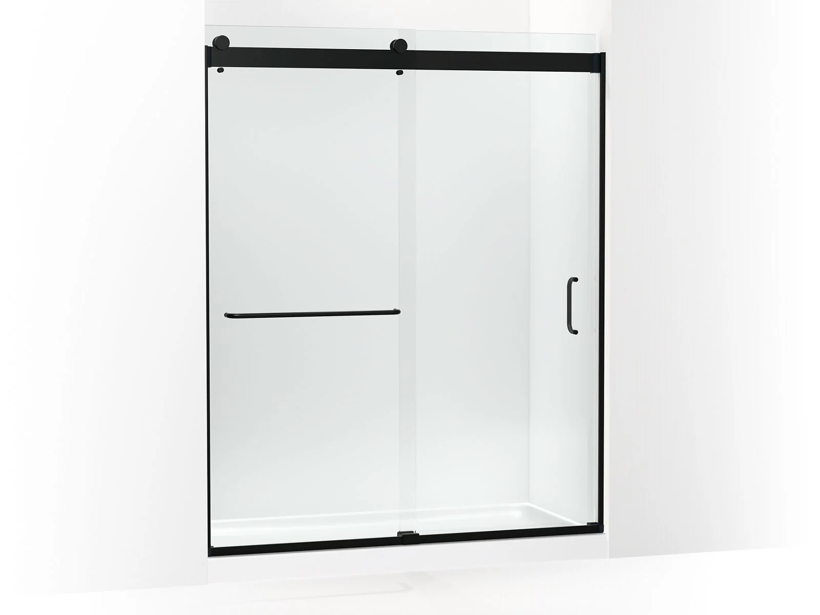 KOHLER K-CA33788-10L Stoneridge 80-5/16" H frameless sliding shower door with 3/8" -thick Crystal Clear glass - Image 3