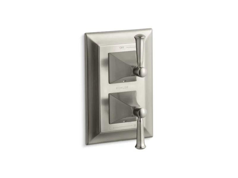 KOHLER K-T10422-4S Memoirs Stately Valve trim with lever handles for stacked valve, requires valve - Image 2