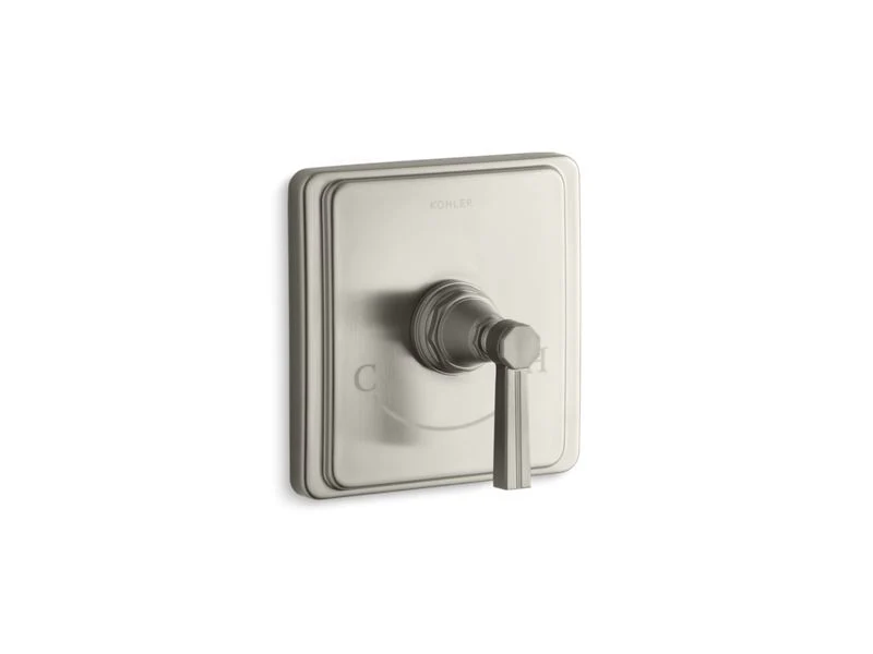 KOHLER K-T13173-4B Pinstripe Valve trim with lever handle for thermostatic valve, requires valve