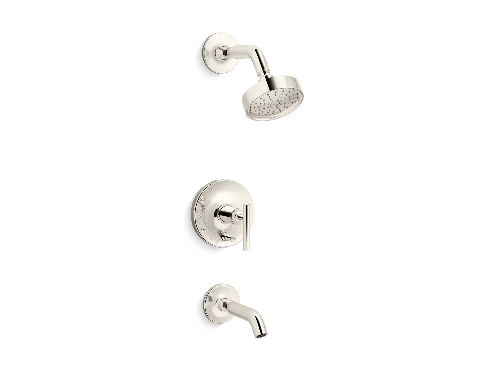 KOHLER K-T14420-4G Purist Rite-Temp bath and shower trim kit with push-button diverter and lever handle, 1.75 gpm - Image 7