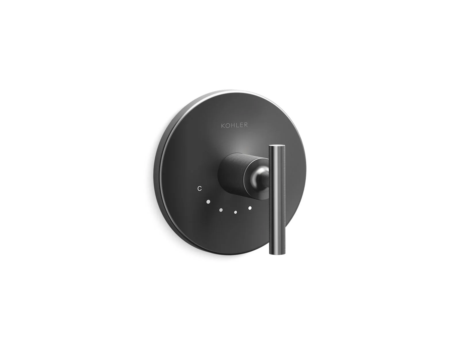 KOHLER K-T14488-4 Purist MasterShower temperature control valve trim with lever handle
