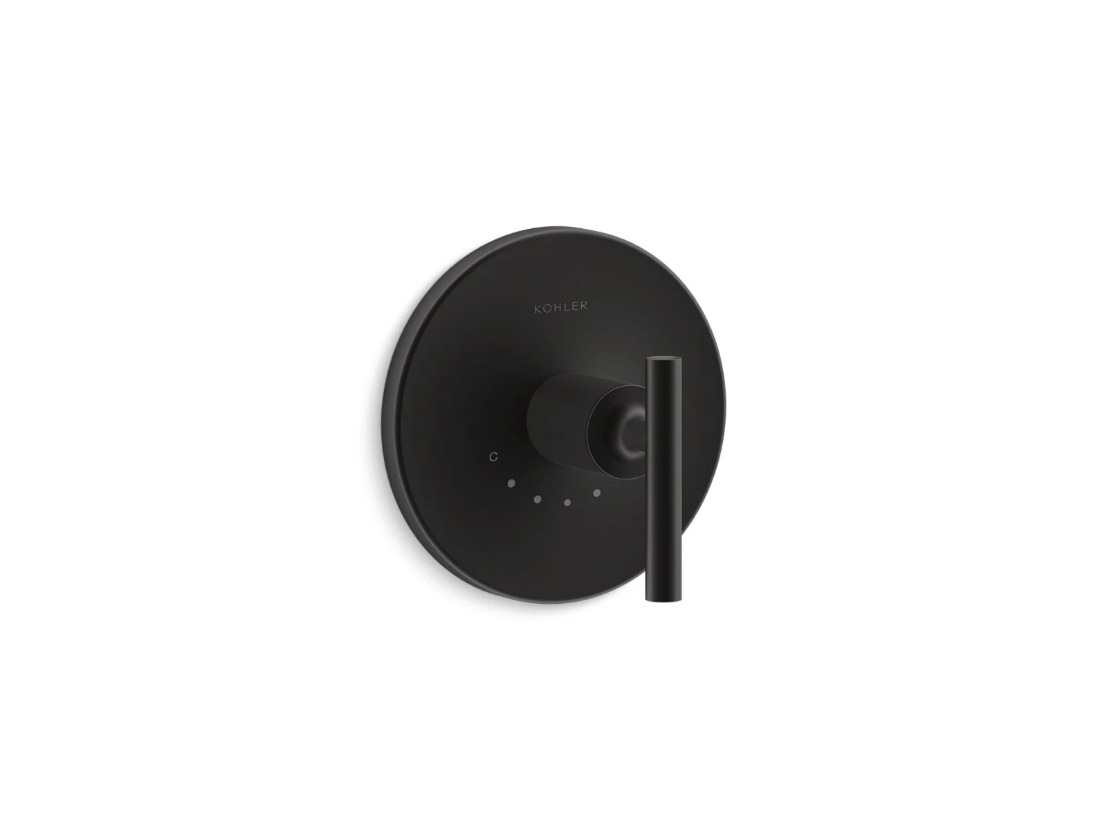 KOHLER K-T14488-4 Purist MasterShower temperature control valve trim with lever handle - Image 2