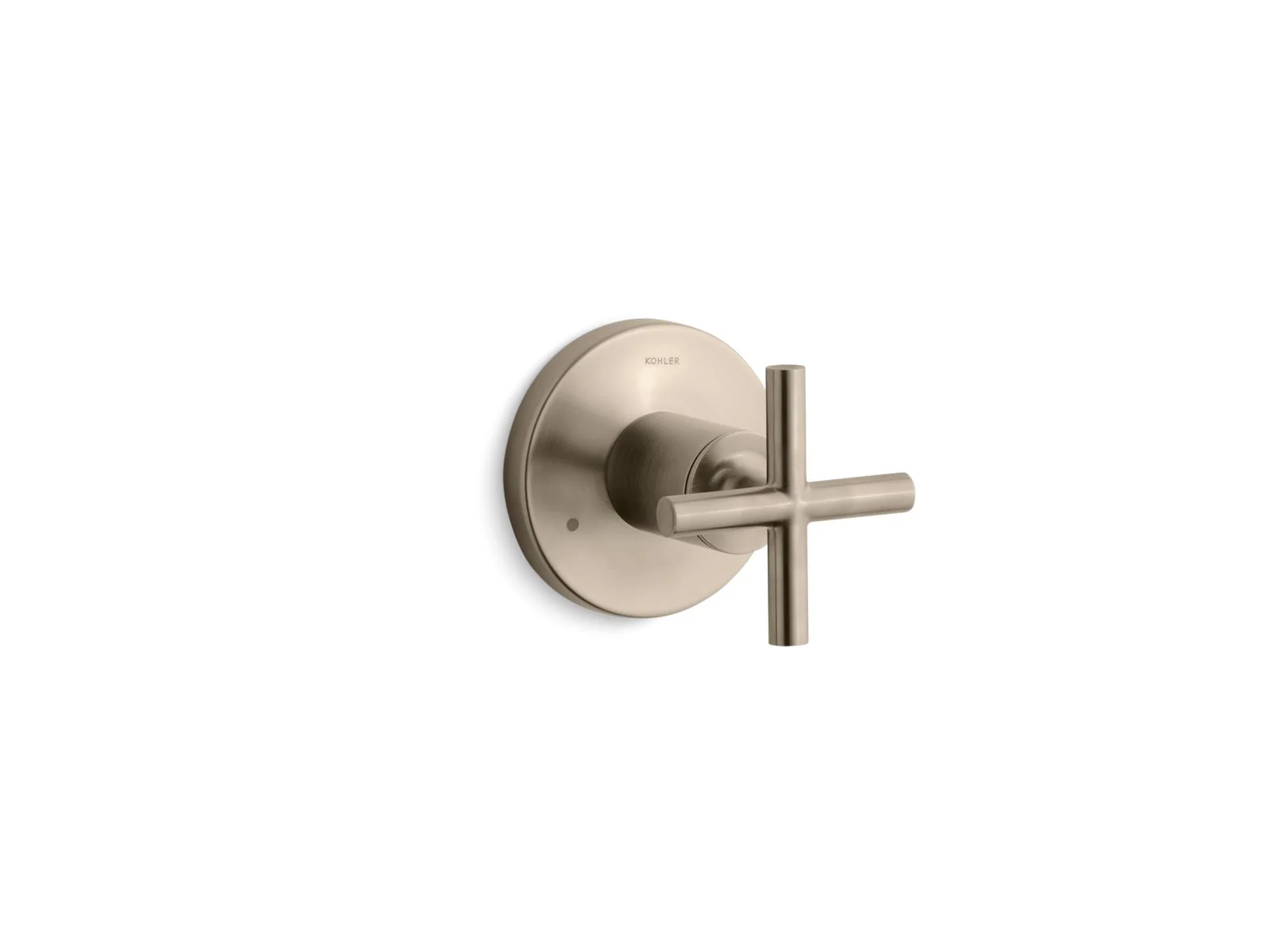 KOHLER K-T14491-3 Purist MasterShower transfer valve trim with cross handle - Image 7