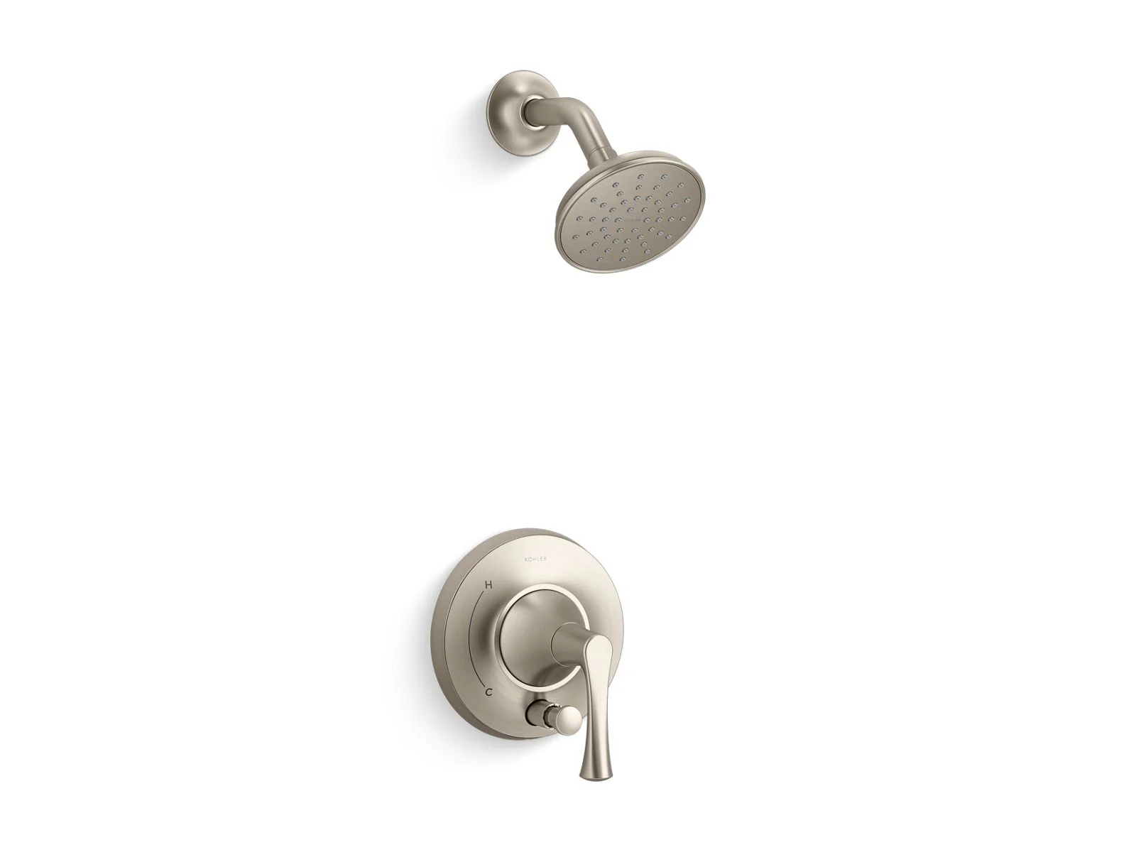 KOHLER K-T35943-4H Buckley Rite-Temp shower trim kit with push-button diverter, 1.5 gpm - Image 2