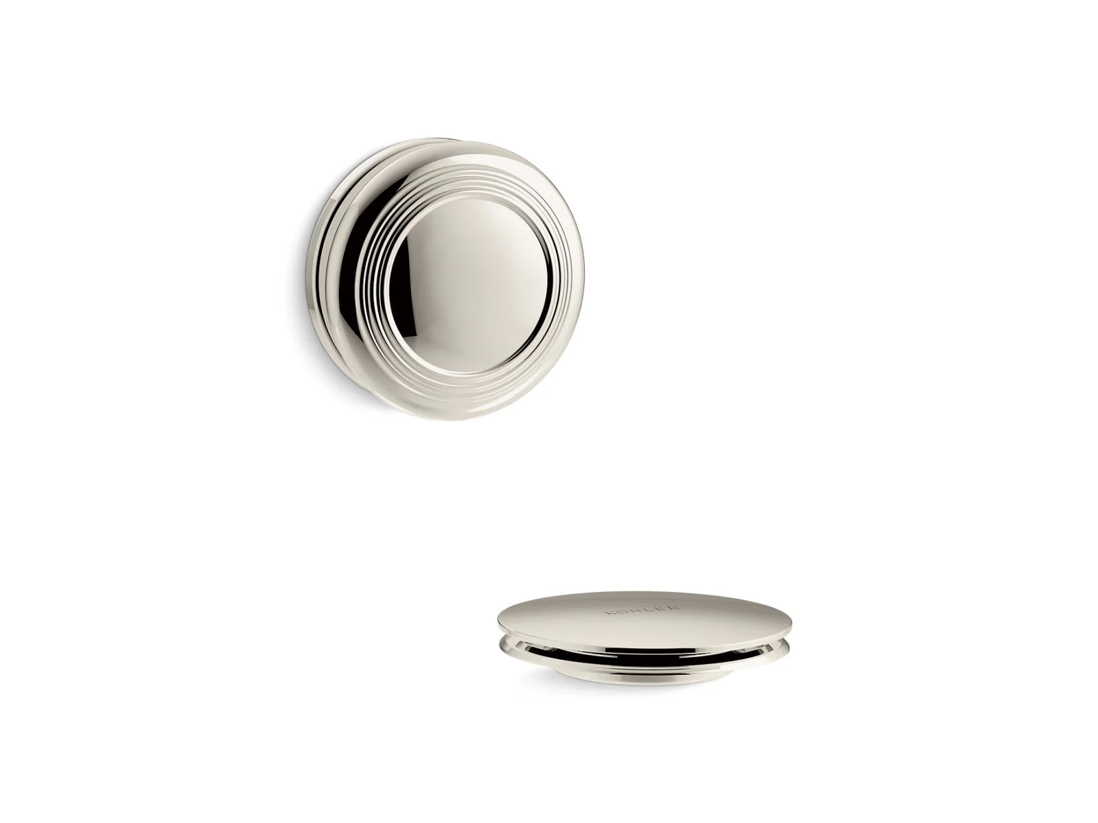 KOHLER K-T37396 PureFlo Traditional push-button bath drain trim - Image 3