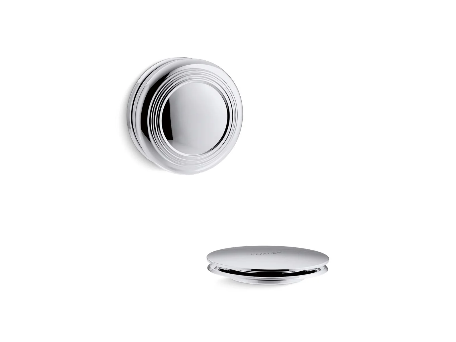 KOHLER K-T37396 PureFlo Traditional push-button bath drain trim - Image 9